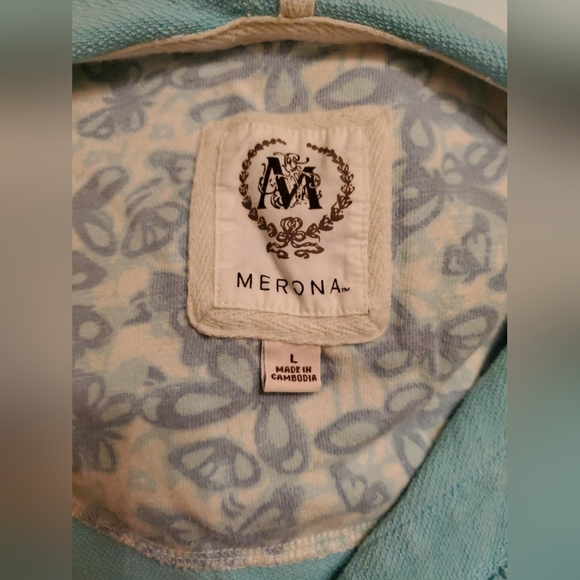 Women's V-neck Drawstring Hoodie - Picture 3 of 5